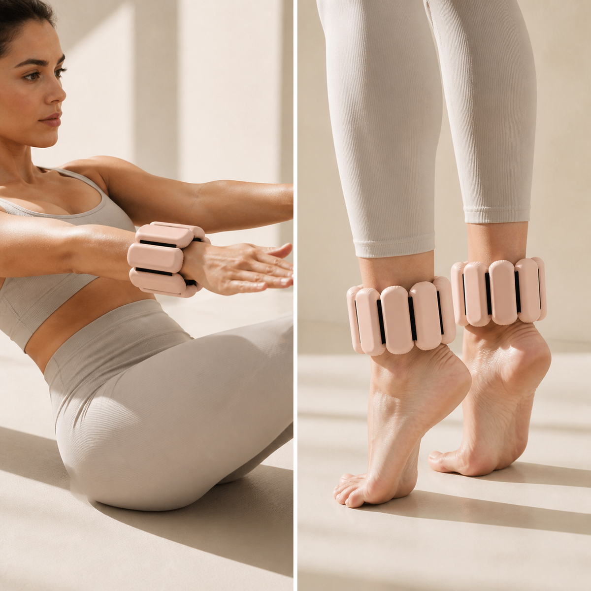 VIVELORA Sculpt Wrist + Ankle Weights