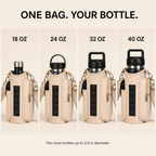 VIVELORA Magnetic Gym Bottle Bag