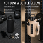 VIVELORA Magnetic Gym Bottle Bag